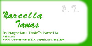 marcella tamas business card